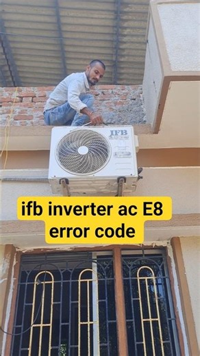 ifb inverter ac E8 error code problem 🛠