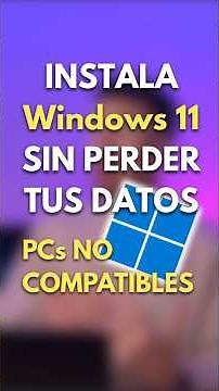 Upgrade to Windows 11 on an incompatible PC while keeping your files and programs