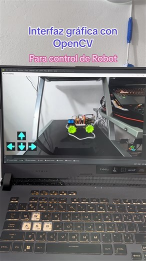 Interfaz grafica para control de Robot 🎮🦾 #developer #python #programming #programmer #foryou #fypシ #robotics