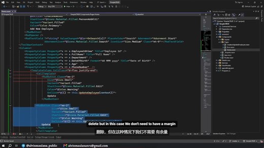 Blazor Tutorial .NET 8 CRUD, Import & Export Excel File