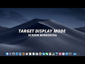 Target Display Mode on a iMac