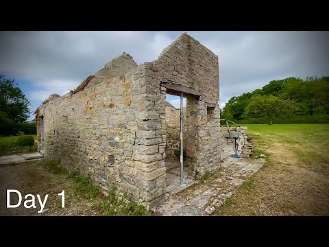 Old Stone Barn Restoration - Day 1