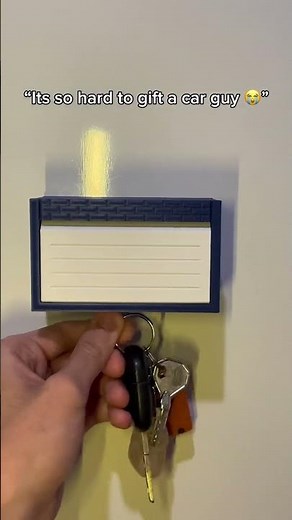 The perfect key holder for car enthusiasts 🚗 ❤️ #car #gearhead #cars