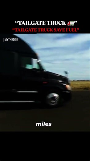Does Drafting Behind a Truck Really Save Fuel? | MythBusters Tested