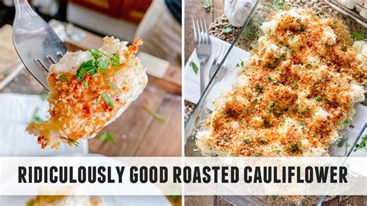Roasted cauliflower with béchamel sauce: A rich and comforting recipe