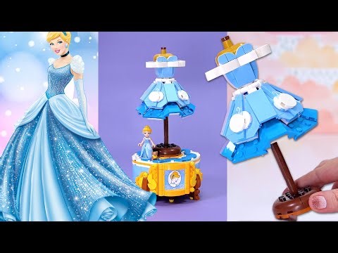 Building Cinderella a couture dress out of LEGO