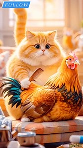 Meow Meow Cat Vs Chicken Love Funny Comedy❤🐱😂😂😂🐱 . . . . . . . . . . . . . . . . . . . . . . . . . . . . . . . . . . . . . . . . . . . . . . . . . . . . . . . . . . #meow #meowmeow #meowmadness #meowing #meowstagram #meowwolf #cat #catsofinstagram #catoftheday #catchandrelease #catlover #catsoftiktok #chicken #chickendinner #chiken #chikenwings #viralreelsシ #viralvideoシ #trendingreels #MeowEntertainment #MeowMagic #funnyreels #funnyvideo #funny #funnymemes #funnyreelsvideo #funnypost #funny
