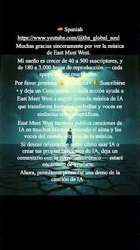 Heaven and Earth(Entre el cielo y la tierra)Symphony Lament Spanish Vocal #global #music#shorts