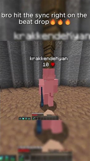 W sync with the music😭