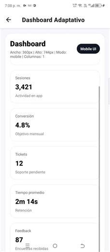 Diseño UI adaptativo en React Native