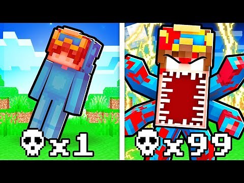 Minecraft But DEATHS = SCARY