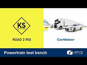 Perfect interplay of real testing and simulation: CarMaker on a KS Engineers powertrain test bench