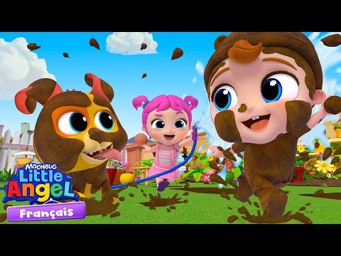 We love splashing in the water | New Episode! | Nursery Rhymes with Baby Louis | Little Angel French