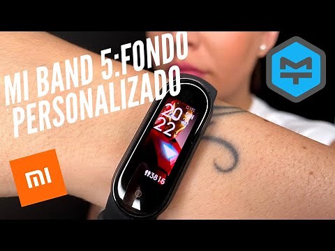 Mi Band 5 CUSTOM WATCH FACES