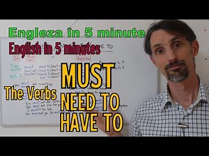 Lectii Gramatica Engleza - Modal Verb MUST(+ NEED TO/HAVE TO) - new version - English Lessons