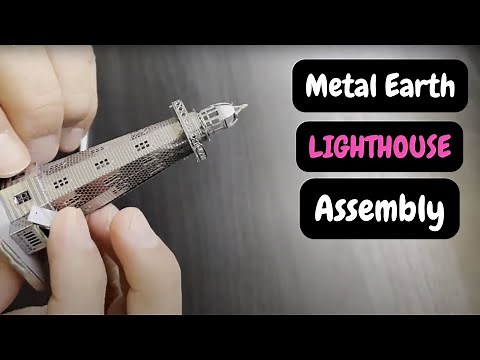 Metal Earth LIGHTHOUSE Model Kit Assembly
