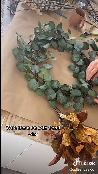 Fall Wreath Dollar Store DIY Tutorial