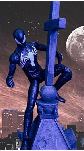 Check out the Marvel Legends Symbiote Suit Spider-Man 6in Action Figure #shorts