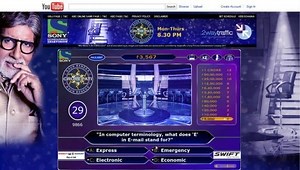 Play KBC Online on YouTube ( Kaun Banega Crorepati )