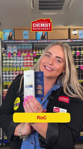 Firm, smooth and define with RoC Derm Correxion Firming Stick — your quick, no-mess firmness boost. Grab it at your at your nearest Chemist Warehouse and Ultra Beauty! #roc #chemistwarehousenewzealand #nz #ultrabeauty #wrinkles