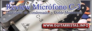 Review behringer C-3 Micrófono de condensador