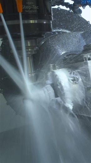 CNC machining threaded titanium part #cncmachining #cnc #machining #machinistlife | Blaser Swisslube