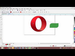 How To Quickly Draw The Opera Mini Browser Logo In Corel Draw X7