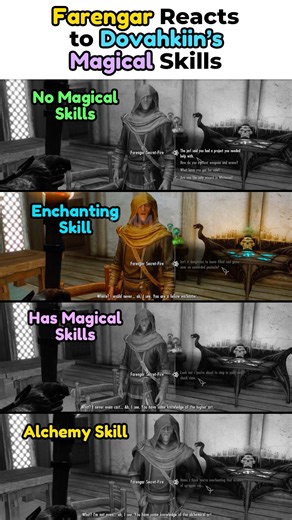 Farengar Reacts to Dovahkiin’s Magical Skills - Skyrim
