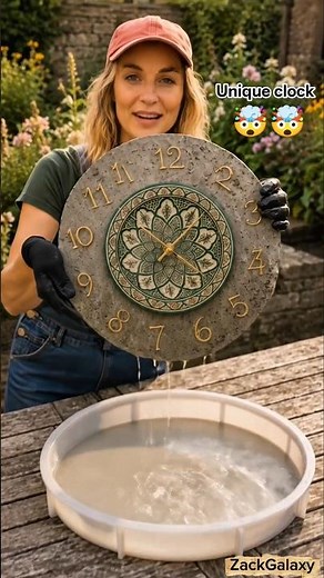 How To Make A Luxury Garden Clock From Scratch (Easy DIY) 🕰️