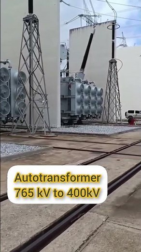 🤯Real View of UHV Switchyard | Auto Transformer in Action (765kV/400kV)⚡ | Transformers | Substation