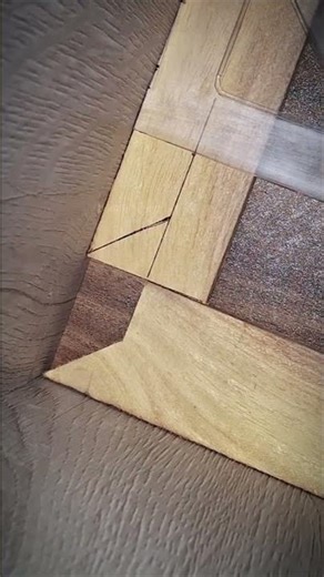 ​Custom Corner Joint for Picture Frames: Easy Template Marking! #shorts #tipsandtricks