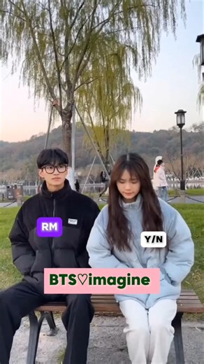 BTS IMAGINE : when RM is giving you a cute kiss 😘🫣 #btsff #btsimagines #btsreaction