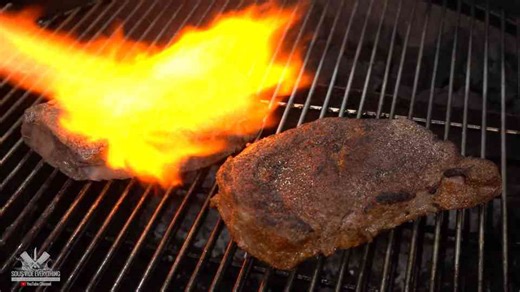 This is what happened when we used Tabasco dust on steaks