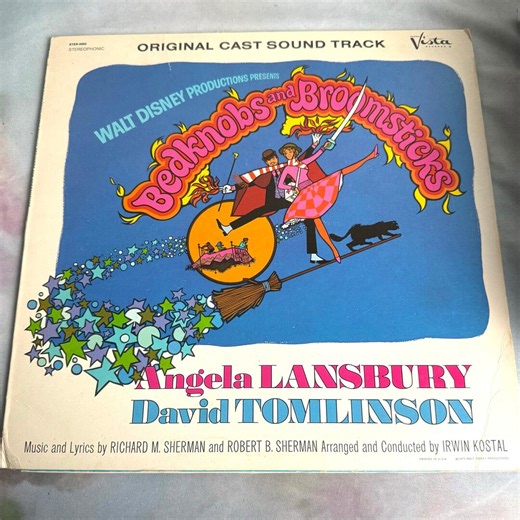 Vintage 1972 Walt Disney Productions Bedknobs & Broomsticks Vinyl Record - Etsy