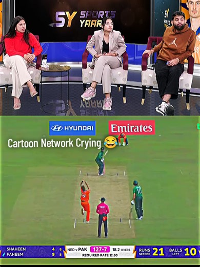 Cartoon Network Reactions to Pakistan vs Netherlands Match