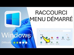 Comment créer un raccourci dans le menu démarré | Tutoriel Windows