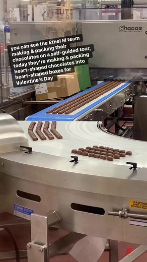 I bet Ethel M Chocolates’ annual #ValentinesDay order is gigantic! You can see different chocolate-making processes depending on when you visit - it’s free to watch! Today they were getting ready for the biggest chocolate holiday of the year 💜 | Kells Kitchen