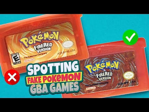 How to Spot Fake Pokemon GBA (GameBoy Advance) Games