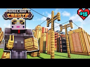 ✅ I built a POWER PLANT in Minecraft CREATE MOD