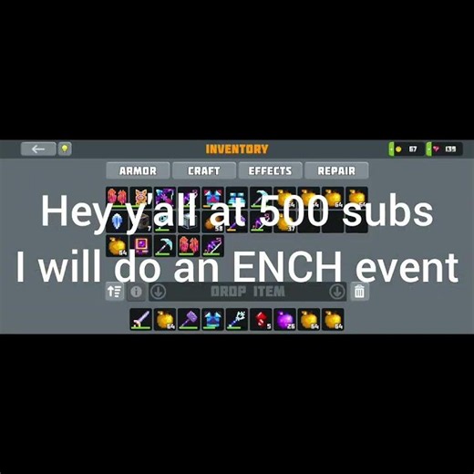 500 subs event of ench #planetcraft