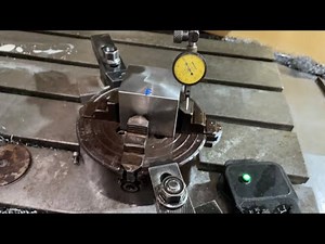 VMC Machine Fixture set up. VMC Fixture set in CNC Jaw. Small fixture VMC Setting