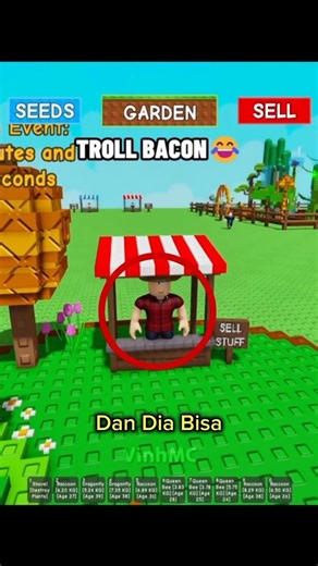 CARA ILEGAL UNTUK JADI KAYA DI GROW A GARDEN?!😬🫛 #shorts #roblox