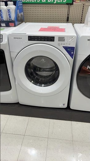 Amana front load washer white