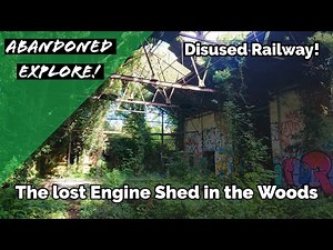 Chellaston Quarry Engine Shed Abandoned and Lost in the Woods