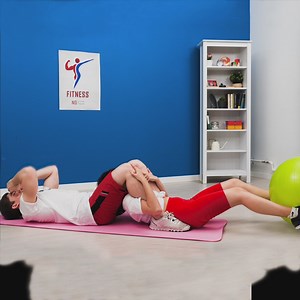 1.1K views · 11 reactions | You Only Need A Partner With A Ball | 5-Minute Workouts | Facebook