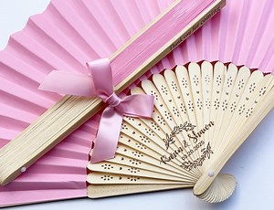 Personalized Wedding Ceremony Fans With Ribbon Bows/bulk Summer Wedding Guest Favors/custom Beach Wedding Bridal Fans/wedding Reception Fans - Etsy