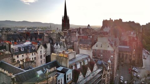Edinburgh and Beyond: Drone Views of Scotland's Castles and Cliffs