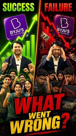 Lessons from Byju's Failure #shorts
