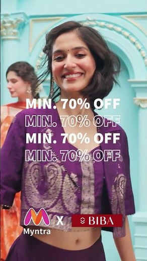 Min. 70% off on Biba🚨