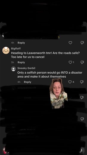 Tourists complaining will get no sympathy from me. Maybe think about someone other than yourself. #pnw #leavenworth #flooding #washington